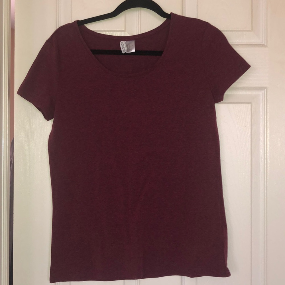 Burgundy T-shirt